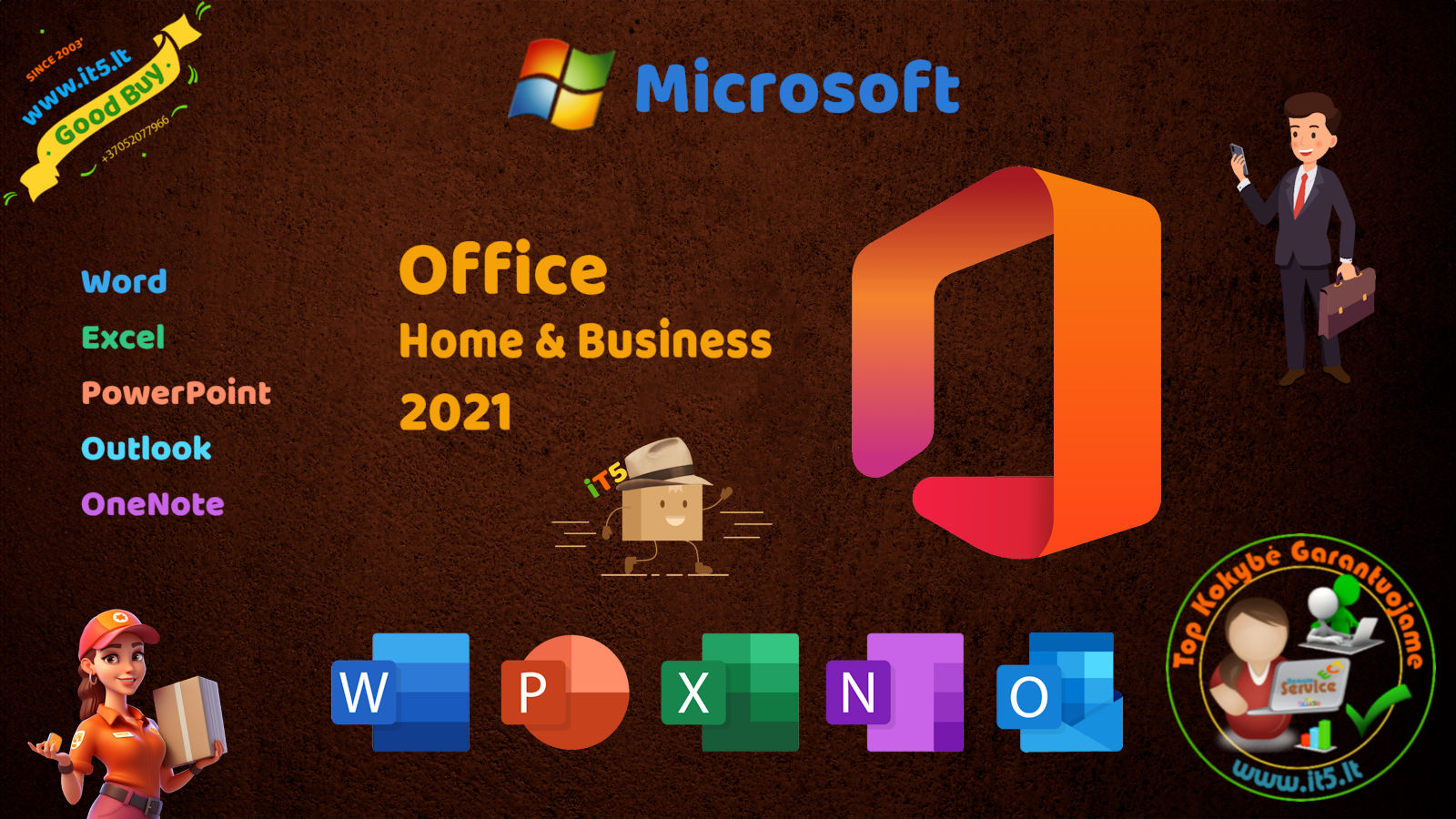 Microsoft Office Home & Business 2021 Word Excel PowerPoint Outlook OneNote
